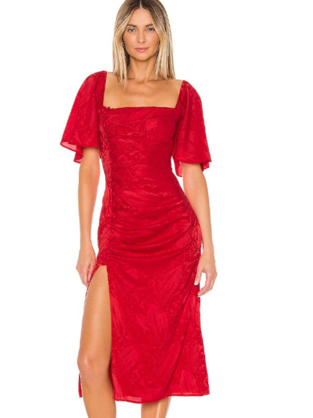 NWT Revolve Song of Style Knox Midi Dress Red Cocktail Dress